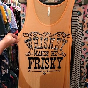 Rhinestone Tank size small NWOT